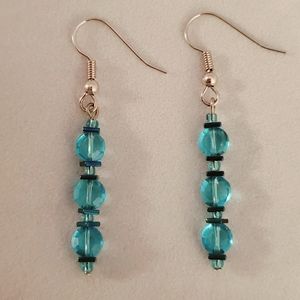 Blue Earrings Handmade